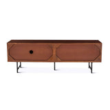 Verbania 67" Media Cabinet in Pecan Brown by Home Trends & Design at Eve Furniture