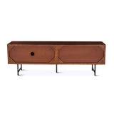 Verbania 67" Media Cabinet in Pecan Brown by Home Trends & Design at Eve Furniture