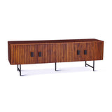 Verbania 67" Media Cabinet in Pecan Brown by Home Trends & Design at Eve Furniture