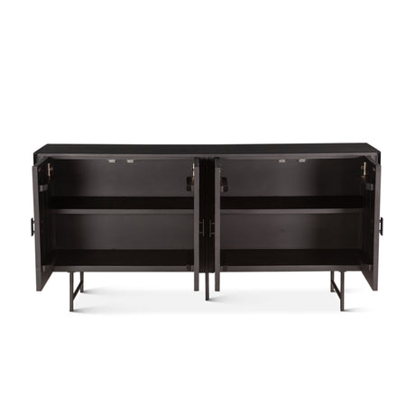Verbania 67" Sideboard in Matte Black by Home Trends & Design at Eve Furniture