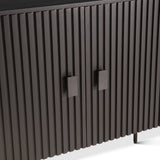 Verbania 67" Sideboard in Matte Black by Home Trends & Design at Eve Furniture