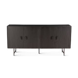 Verbania 67" Sideboard in Matte Black by Home Trends & Design at Eve Furniture