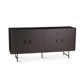 Verbania 67" Sideboard in Matte Black by Home Trends & Design at Eve Furniture