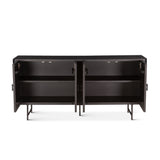 Verbania 67" Sideboard in Matte Black by Home Trends & Design at Eve Furniture
