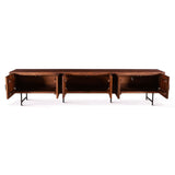 Verbania 98" Media Cabinet in Pecan Brown by Home Trends & Design at Eve Furniture