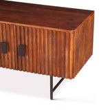Verbania 98" Media Cabinet in Pecan Brown by Home Trends & Design at Eve Furniture