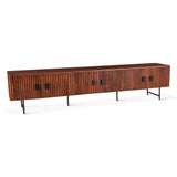 Verbania 98" Media Cabinet in Pecan Brown by Home Trends & Design at Eve Furniture