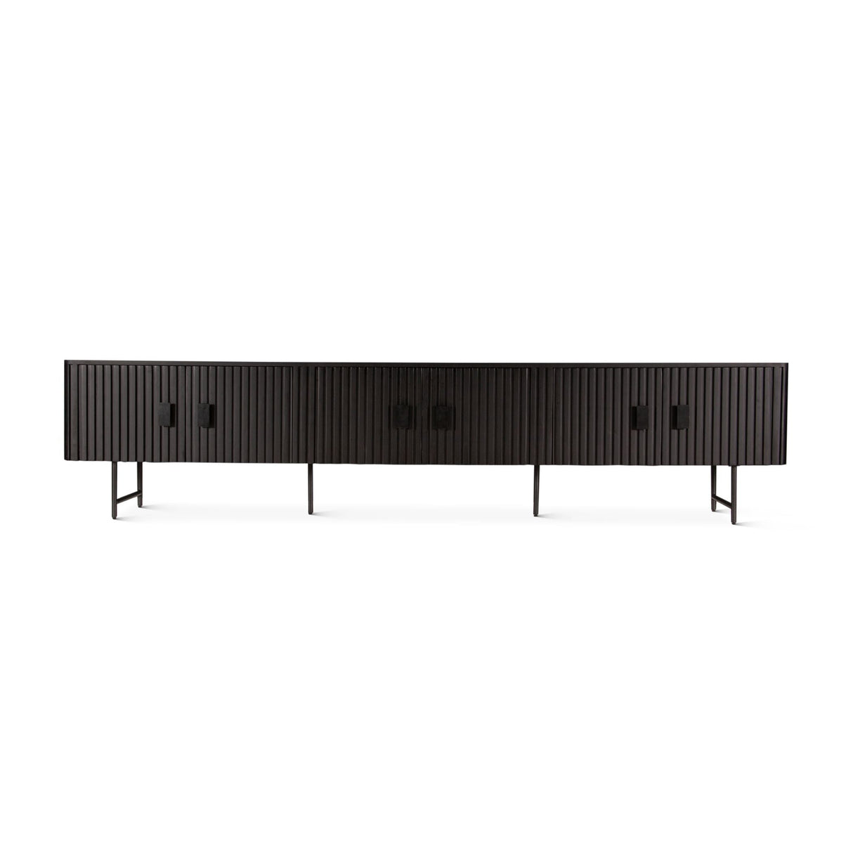 Verbania 98" Plasma Cabinet in Matte Black by Home Trends & Design at Eve Furniture