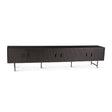 Verbania 98" Plasma Cabinet in Matte Black by Home Trends & Design at Eve Furniture