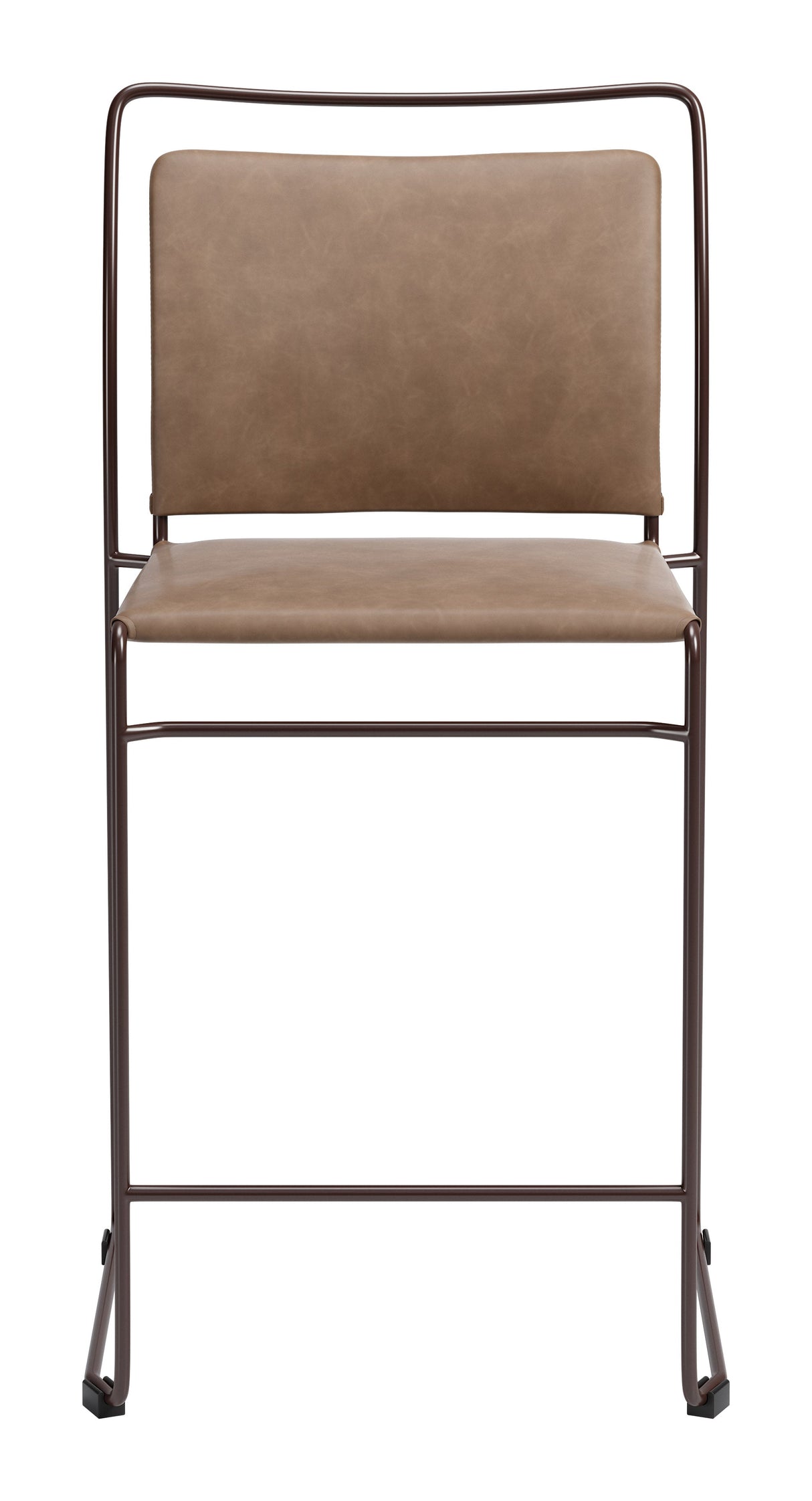 Verbena Brown Counter Stool (Set of 2) by Zuomod at Eve Furniture
