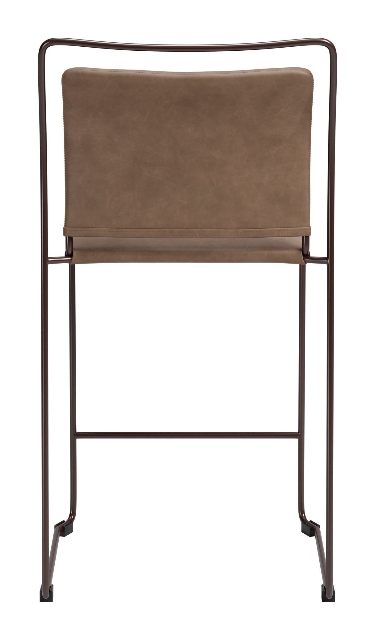 Verbena Brown Counter Stool (Set of 2) by Zuomod at Eve Furniture