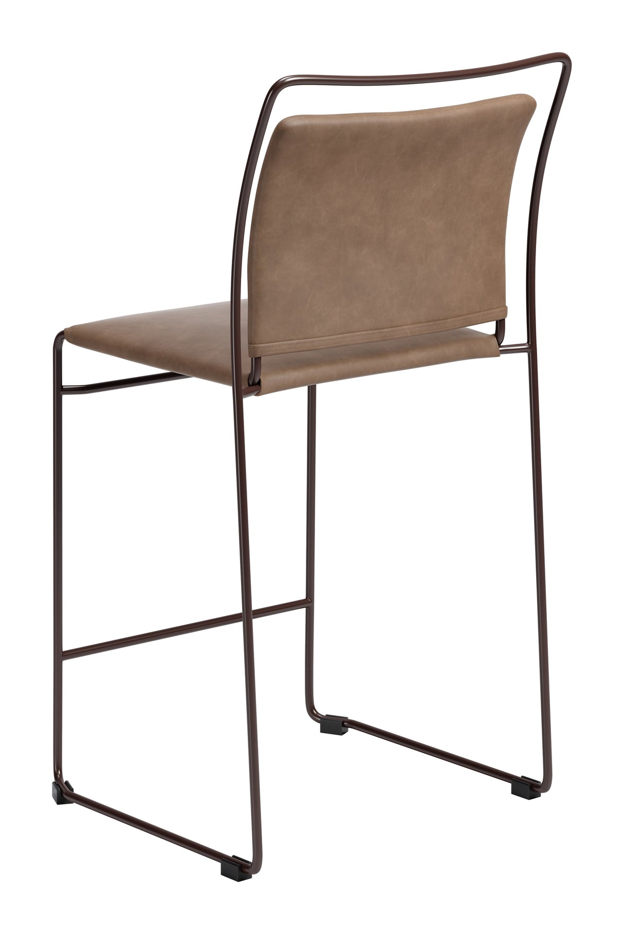 Verbena Brown Counter Stool (Set of 2) by Zuomod at Eve Furniture