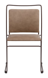 Verbena Brown Dining Chair (Set of 2) by Zuomod at Eve Furniture