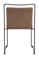 Verbena Brown Dining Chair (Set of 2) by Zuomod at Eve Furniture