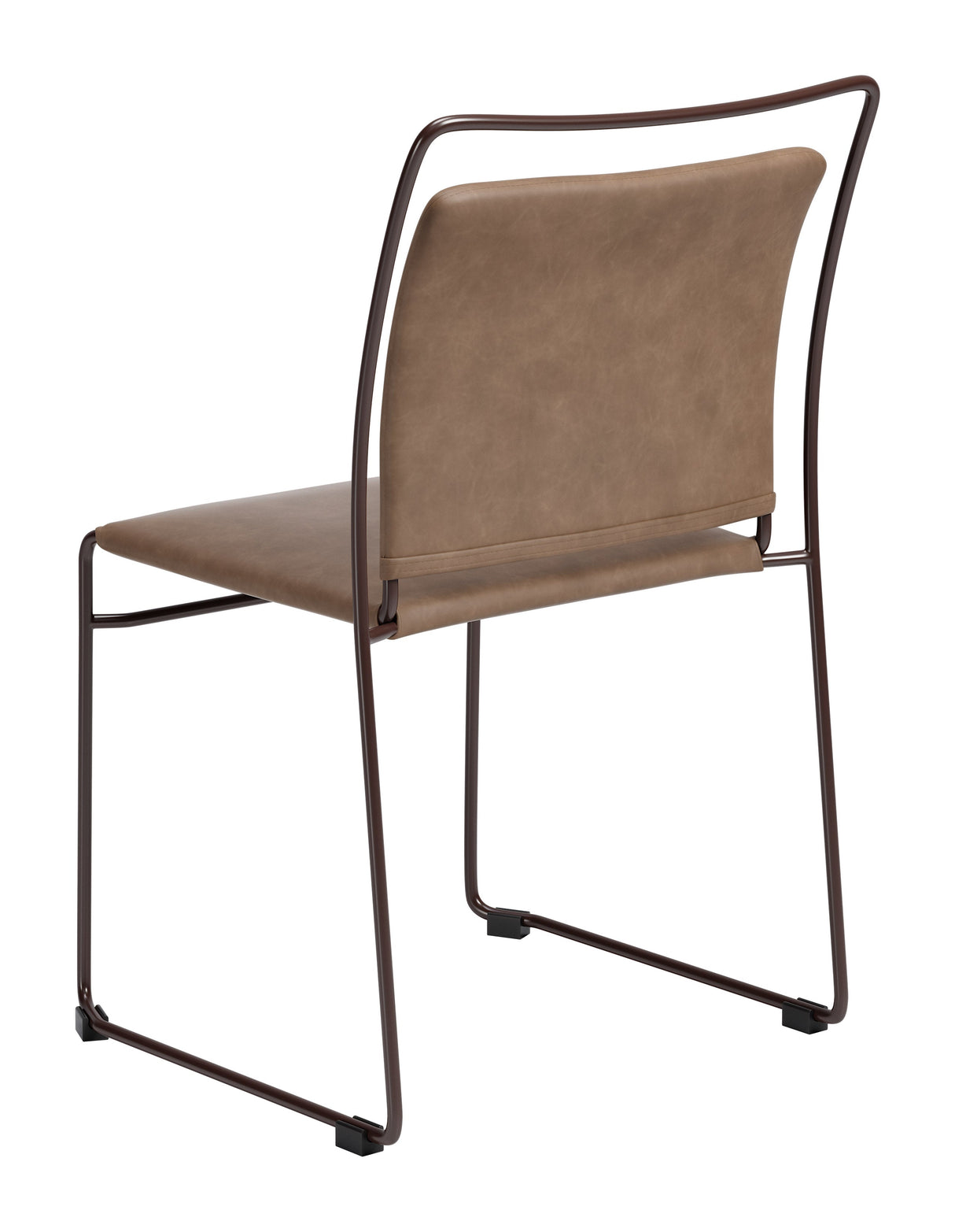 Verbena Brown Dining Chair (Set of 2) by Zuomod at Eve Furniture