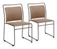 Verbena Brown Dining Chair (Set of 2) by Zuomod at Eve Furniture