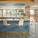 Verbena Cream Barstool (Set of 2) by Zuomod at Eve Furniture