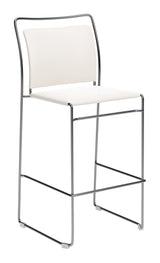 Verbena Cream Barstool (Set of 2) by Zuomod at Eve Furniture