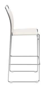 Verbena Cream Barstool (Set of 2) by Zuomod at Eve Furniture