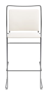 Verbena Cream Barstool (Set of 2) by Zuomod at Eve Furniture