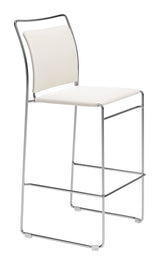 Verbena Cream Barstool (Set of 2) by Zuomod at Eve Furniture