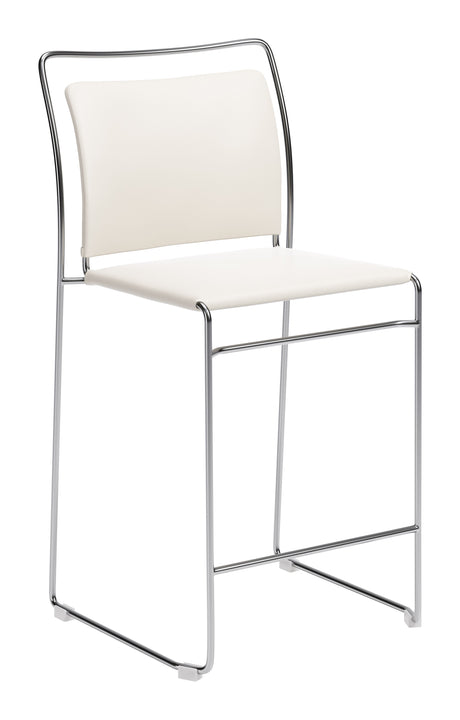 Verbena Cream Counter Stool (Set of 2) by Zuomod at Eve Furniture