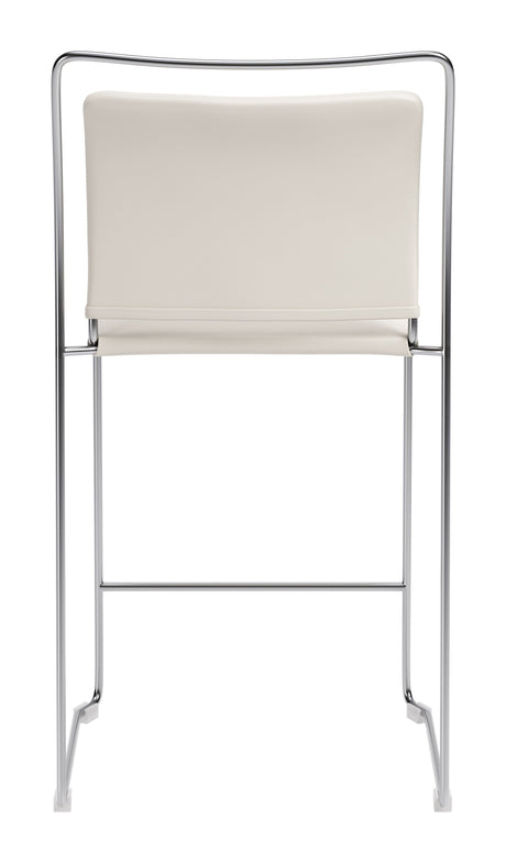Verbena Cream Counter Stool (Set of 2) by Zuomod at Eve Furniture