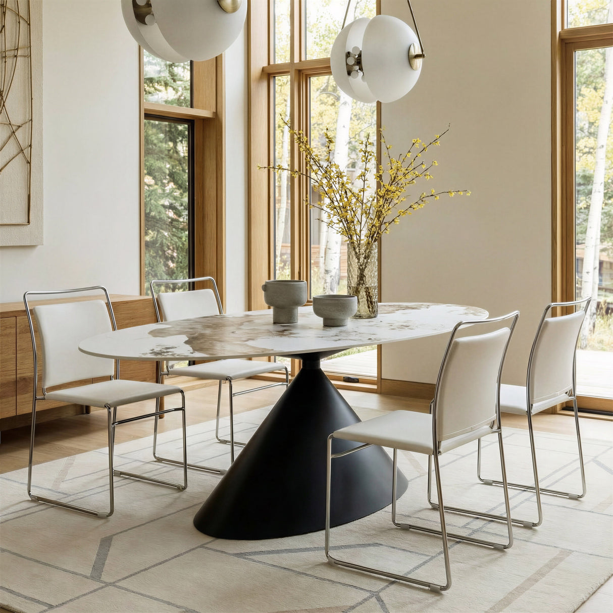 Verbena Cream Dining Chair (Set of 2) by Zuomod at Eve Furniture
