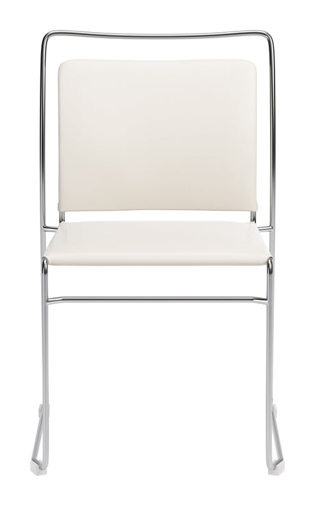 Verbena Cream Dining Chair (Set of 2) by Zuomod at Eve Furniture