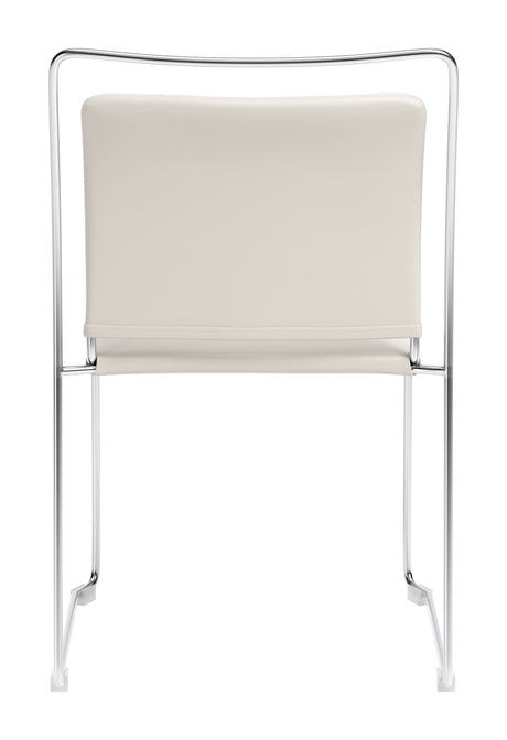 Verbena Cream Dining Chair (Set of 2) by Zuomod at Eve Furniture