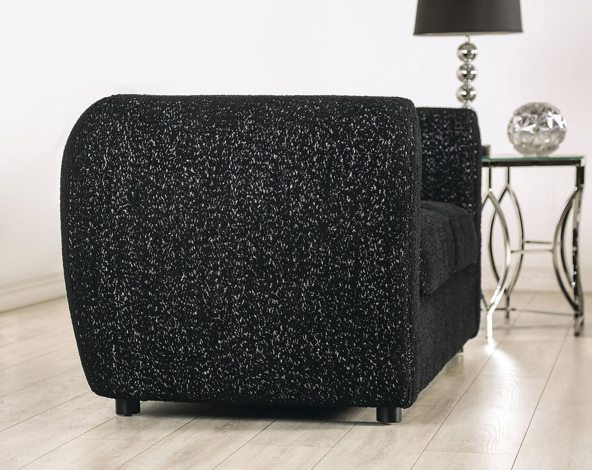 Verdal Black Sofa & Loveseat by Furniture of America at Eve Furniture