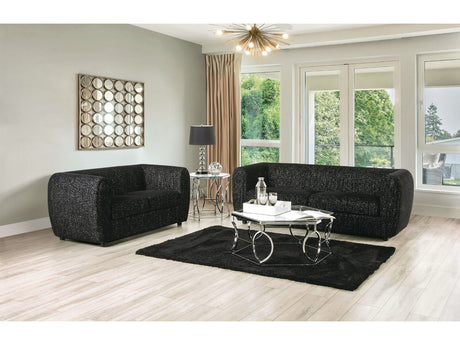 Verdal Black Sofa & Loveseat by Furniture of America at Eve Furniture