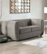Verdal Charcoal Gray Sofa & Loveseat by Furniture of America at Eve Furniture