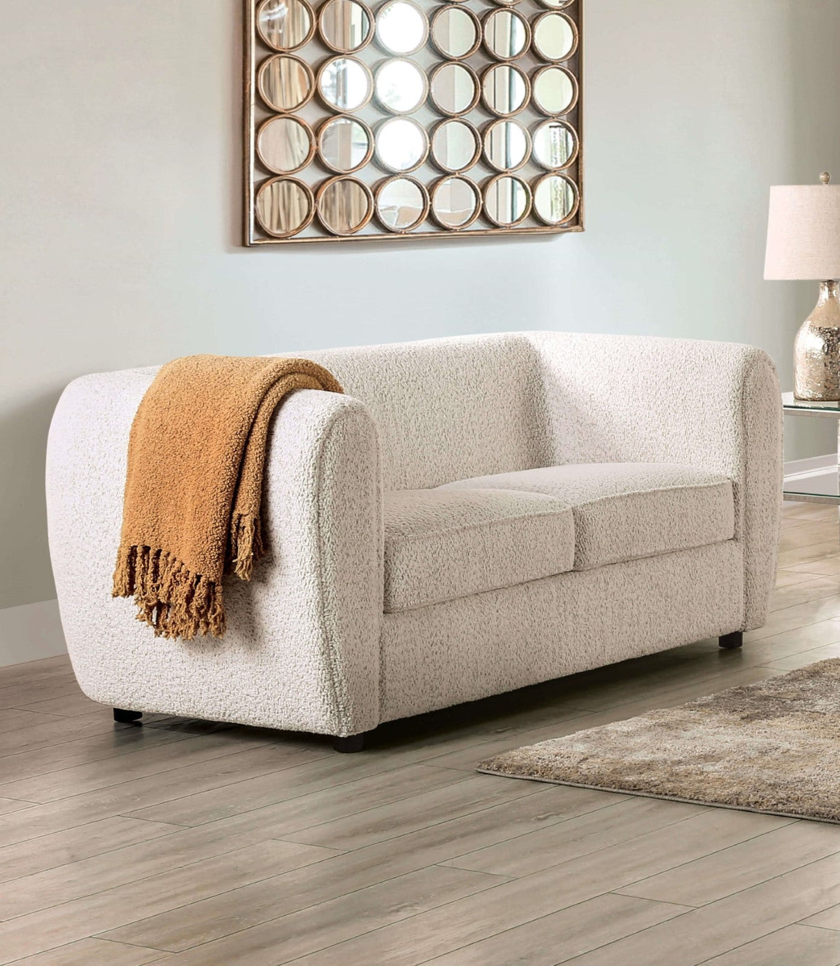 Verdal Off-White Sofa & Loveseat by Furniture of America at Eve Furniture