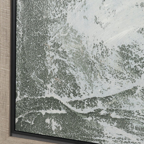 Verdant II by Mercana Studio Hand-Embellished Textured Framed Canvas Artwork by Mercana at Eve Furniture
