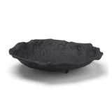 Verdant Large Matte Black Metal Decorative Centerpiece Bowl by Mercana at Eve Furniture