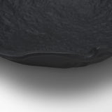 Verdant Large Matte Black Metal Decorative Centerpiece Bowl by Mercana at Eve Furniture