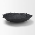 Verdant Large Matte Black Metal Decorative Centerpiece Bowl by Mercana at Eve Furniture