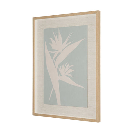 Verdant Silhouettes I by Hannah Dawson Hand Embelished Textured Framed Artwork Matted under Glass by Mercana at Eve Furniture