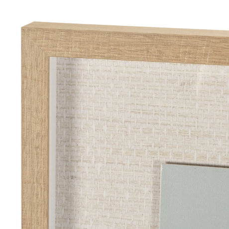Verdant Silhouettes I by Hannah Dawson Hand Embelished Textured Framed Artwork Matted under Glass by Mercana at Eve Furniture