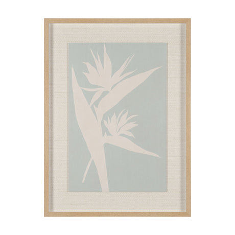 Verdant Silhouettes I by Hannah Dawson Hand Embelished Textured Framed Artwork Matted under Glass by Mercana at Eve Furniture