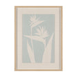 Verdant Silhouettes II by Hannah Dawson Hand Embelished Textured Framed Artwork Matted under Glass by Mercana at Eve Furniture