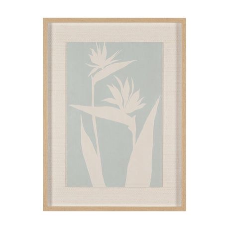 Verdant Silhouettes II by Hannah Dawson Hand Embelished Textured Framed Artwork Matted under Glass by Mercana at Eve Furniture