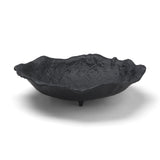 Verdant Small Matte Black Metal Decorative Centerpiece Bowl by Mercana at Eve Furniture
