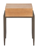 Verec Natural Side Table by Zuomod at Eve Furniture