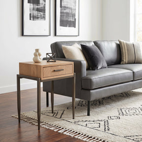 Verec Natural Side Table by Zuomod at Eve Furniture
