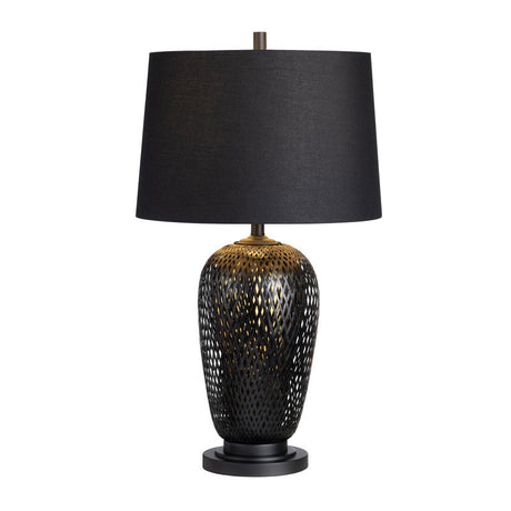 Veriity Black Table Lamp (Set of 2) by Crestview at Eve Furniture
