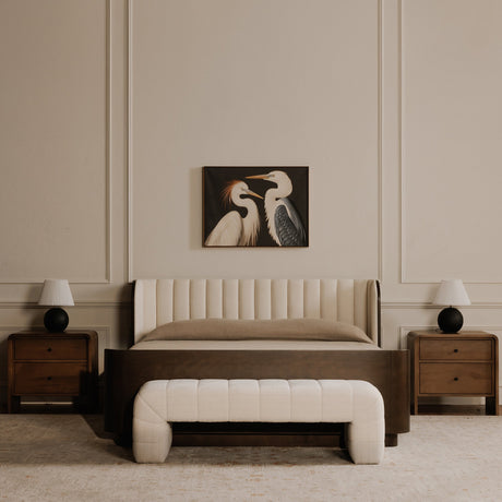 Verity Oatmeal Bench by MOES at Eve Furniture