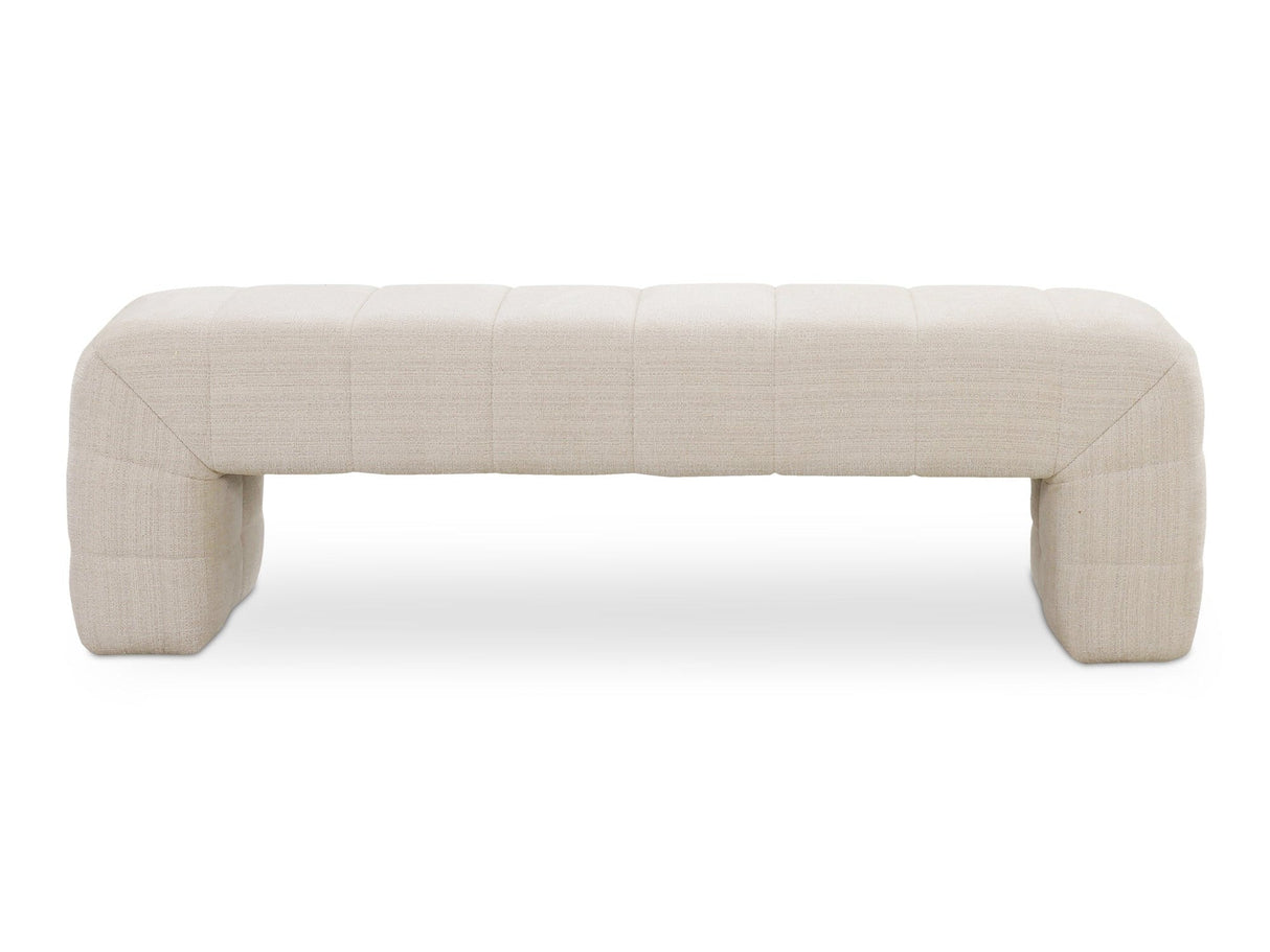 Verity Oatmeal Bench by MOES at Eve Furniture
