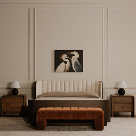 Verity Warm Brown Bench by MOES at Eve Furniture